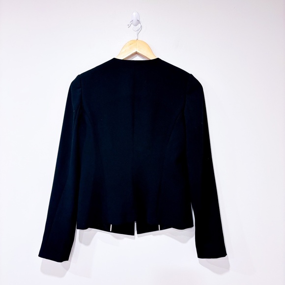 SIMONS – Black open-front blazer | Tailored minimalist jacket | Size 4 * - Picture 8 of 8